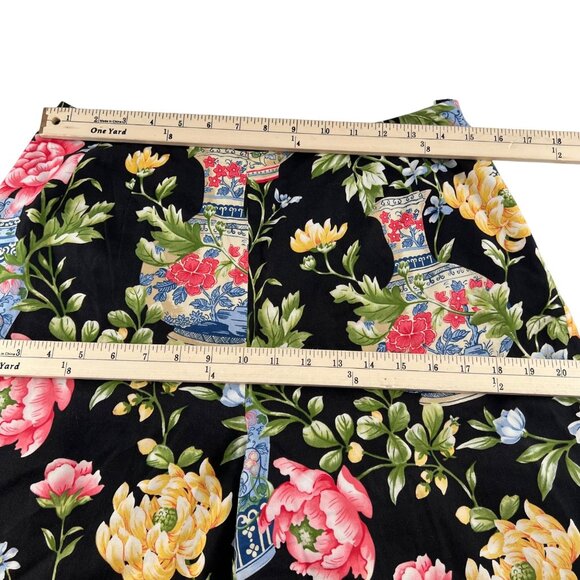 Talbots Women's Floral Print Wide Leg Pants Size 10 Novelty Print Vintage y2k li - Picture 6 of 10